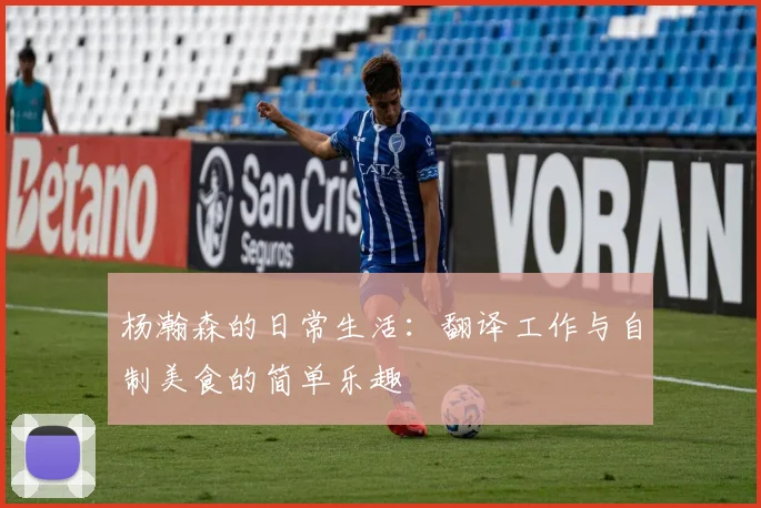 杨瀚森的日常生活：翻译工作与自制美食的简单乐趣